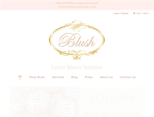 Tablet Screenshot of blush-co.com